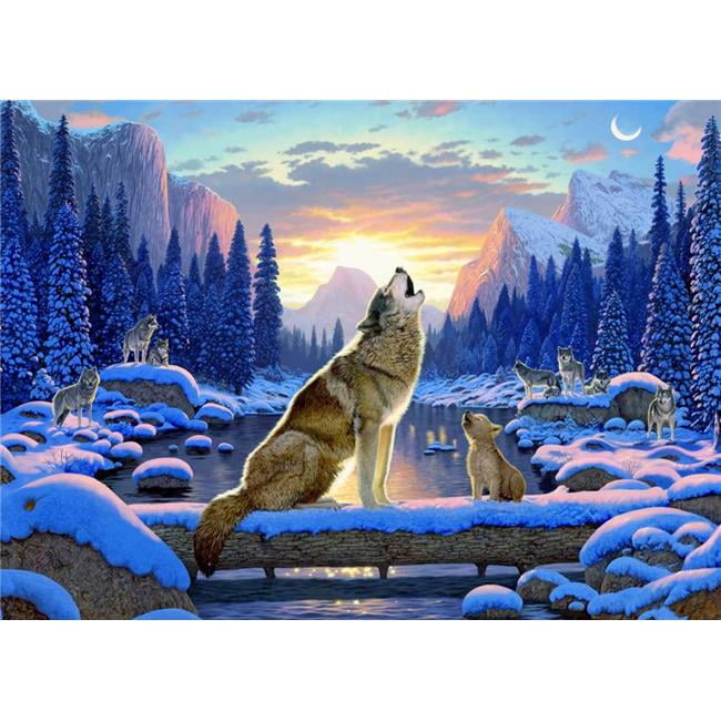 Vermont Christmas 167090 Wolf Song Jigsaw Puzzle - 1000 Piece - Walmart.com