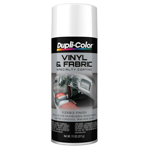 Dupli-Color HVP105 High Performance Vinyl & Fabric Spray Gloss White Spray Paint - 11 oz.