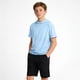 thumbnail image 4 of Ceisia Boys Solid Color Short Sleeve Hooded T-shirt Soft Breathable Casual Top for Kids 5-15Blue9-10 Years Gifts, 4 of 9