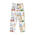 thumbnail image 2 of Vsdgher Gnome Camping Fishing Print Mens Pajama Pants Sleep & Lounge Pants, PJ Bottoms With elastic waistb and Pockets, 2 of 5