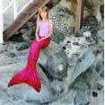 thumbnail image 4 of Sun Tail Mermaid Swim Set; Fiji Red Mermaid Tail + Red Monofin for Swimming; size - Child Extra Large, 4 of 7