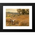 thumbnail image 2 of Léon Augustin Lhermitte 24x19 Black Modern Framed Museum Art Print Titled - Makers, Two Figures (1923), 2 of 5