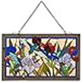 thumbnail image 3 of Fine Art Lighting Tiffany Window Panel, 28 by 17-Inch, 363 Glass Cuts, 3 of 4