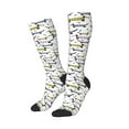 thumbnail image 2 of Fotbe Dachshund Dog Puppy print Women's Men's Novelty Crew Socks Cotton Socks Knee High Socks for Walking,Running,Nurses,Pregnancy, 2 of 9