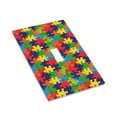 thumbnail image 7 of DouZhe 1-Gang Toggle Switch Wallplate, Cartoon Geometric Puzzles Decorative Wall Plates, 7 of 7