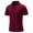 Wine, variant on IYTR Mens Short Sleeve Shirts Summer Solid Color Turndown Pullover T-Shirt Tops Business Casual Shirts Wine M