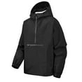thumbnail image 5 of Fewfanhot Men Sweatshirt Half-Zip Hoodie Rain Jacket Outdoor Sports Coat Windbreaker Relaxed Fit, 5 of 7