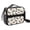 Dachshund and Floral Beige Pattern, variant on Corgi and Bone Orange Pattern Bento School Insulated Lunch Bag Box with Shoulder Strap and Bottle Holder, 11" X 9.5" X 3.5"