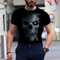 thumbnail image 5 of JINMGG Mens Tops Clearance under $5,Men's Unisex Daily T Shirt 3D Print Graphic Prints Animal Print Long Sleeve Tops Casual Bloue,Navy XXL, 5 of 9