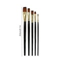 thumbnail image 3 of Luoshdecor 5Pcs Paint Brushes Set for Acrylic,Nylon Hair Brushes for Watercolor and Oil Painting, 3 of 6