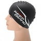 thumbnail image 3 of Natación para adultos para adultos unisex silicona elástica natación de natación gorro de baído sombro impermeable de natación negro, 3 of 3