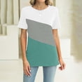 thumbnail image 2 of TINZ T-Shirt à Manches Courtes Décontracté Col Rond Ample pour Femmes, Confortable, Disponible en Plusieurs Tailles et Chemises de Course, T-Shirt Uni à Manches Longues pour Femmes en Pack, 2 of 5