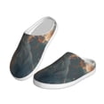 thumbnail image 2 of Daiia Starry Sky Cloud Wolf Print Women’s Fuzzy Slippers Memory Foam Lightweight House Shoes Cozy Loafer Flannel House Shoes-44/45, 2 of 7