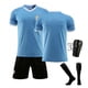 thumbnail image 1 of 2022 nueva camiseta de fútbol para niños 9 # L.suarez 21 # E.cavani pantalones cortos de moda camisetas de fútbol traje calcetines protectores/set-B Bule-16 BmatwkZeng Bmatwk Jersey, 1 of 2