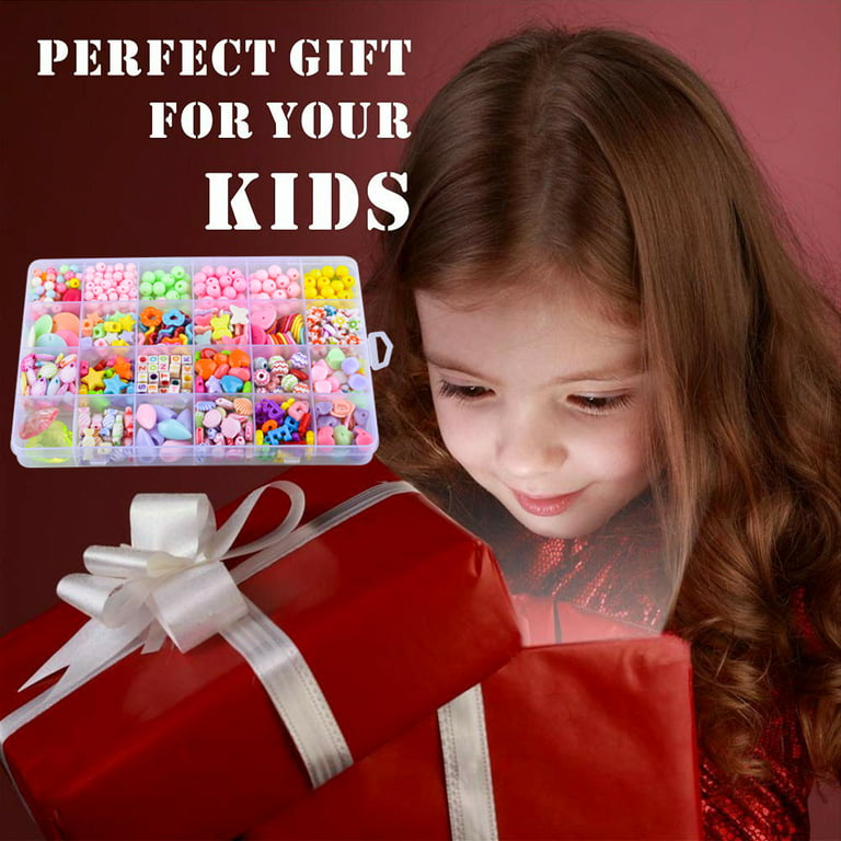 Birthday Gift for 4 5 6 7 Year Old Girls, Jewellery Making Kits