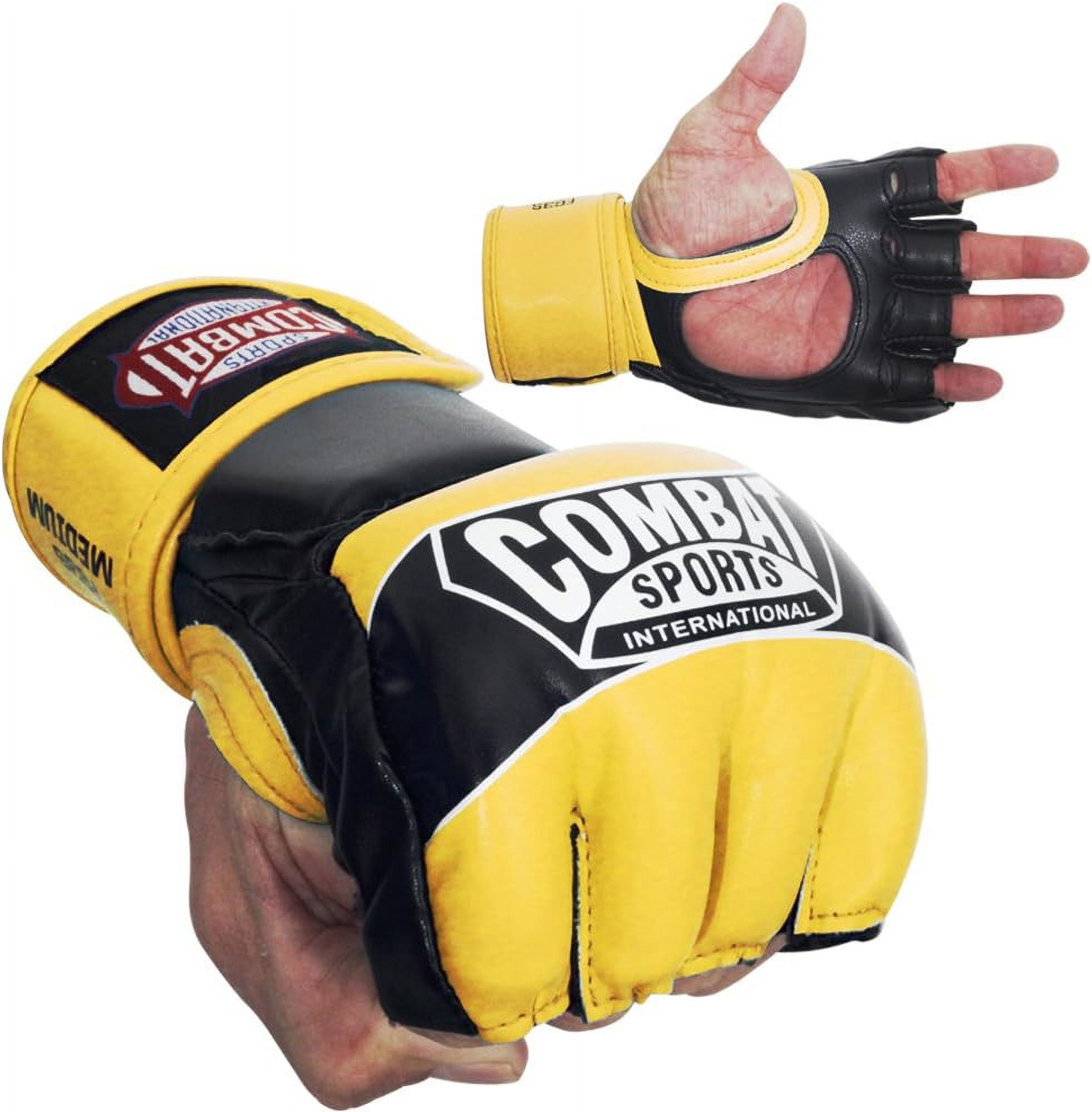Ringside Combat Sports Style MMA Gloves - Black Youth Medium