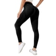thumbnail image 7 of Holzkary 3D Compression Leggings Women High Waisted Tummy Control Pants Gym Trousers Women Anti Cellulite Leggings Lounge Pants Seamless Scrunch Butt Yoga Pants No Front Seam Workout Pants Black L, 7 of 7
