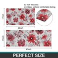 thumbnail image 7 of Pioneer Flower Floral Print Pattern Kitchen Rugs Sets Of 2,Anti Fatigue Kitchen Mat Rugs Non Slip Washable,Decorative Kitchen Floor Mats for Kitchen,Sink,Laundry,17"x30"+17"x47", 7 of 7