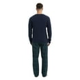 thumbnail image 2 of Apparonia Conjuntos de Pijamas para Hombre Ropa de Dormir a Cuadros Camisas y Pantalones de Manga Larga Conjunto de Pijama Ligero y Suave para Hombre con Bolsillos Verde Bosque M, 2 of 7