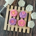 thumbnail image 2 of YIEMEEN Rose Shape Moon Cake Mould Exquisite Blossom Bath Bombs Pastry Tool Kitchen Gift, 2 of 8