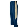 thumbnail image 2 of Augusta 7756A Youth Medalist Pant - Navy & Vegas Gold- Small, 2 of 2
