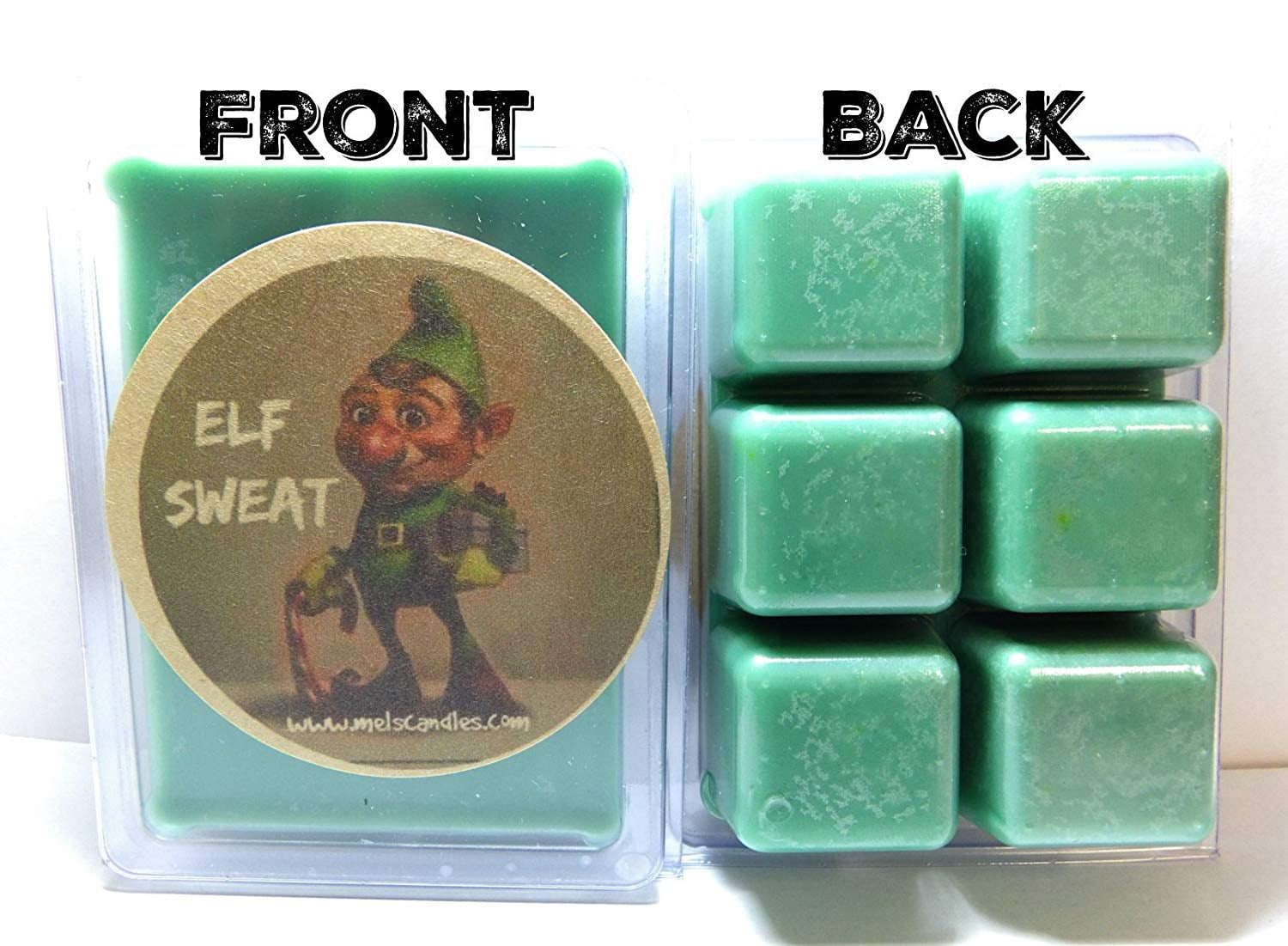 6 Cubes Per Pack - Scent Brick Santa Farts 3.2 Ounce Pack of Soy Wax Tarts Wic 