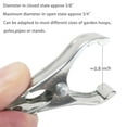 thumbnail image 3 of 20 PCS Garden Clips, Greenhouse Clamps Made of Stainless Steel for Netting, Have a Strong Grip to Hold Down the Shade Cloth or Plant Cover on Garden Hoops or Greenhouse Hoops, 3 of 9