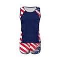 thumbnail image 6 of SELONE 4th of July Womens Swimsuits Tankini 2 Piece Red White Blue Swimwear Tank Top and Bottoms Patriotic Clothes, 6 of 7
