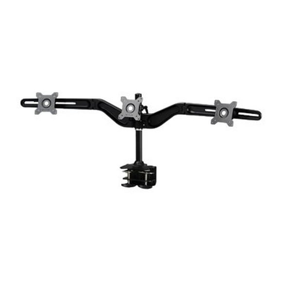 Amer AMR3C - Mounting kit (desk clamp mount, triple articulating arm) - for 3 LCD displays - steel, aluminum alloy - screen size: 15"-24"