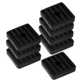 thumbnail image 4 of 8 Pcs Coussinets en Caoutchouc pour Climatiseur Absorption des Vibrations, 4 of 8