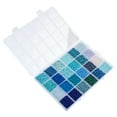 thumbnail image 3 of John Bead 300g Assorted Glass Seed Beads 8/0 | 24 Blue Serenity Colors| Round Beading Box for DIY Crafts Jewelry Making, 3 of 7