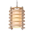 thumbnail image 2 of Woodbridge Lighting 16023STN-WSA1AS 16023STN Marches en Bois Rond à Mi-Pendentif 1 Feu, 2 of 4