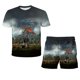 thumbnail image 1 of 2023 año verano Jurassic World Dominion moda niño niña pantalones cortos ropa niños camiseta ropa niños 1-14 años ropa Suit8T Gao Jinjia LED, 1 of 2