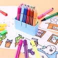 thumbnail image 2 of Marcadores Lavables Deli Punto Medio CON Estuche 12 Piezas, 2 of 4