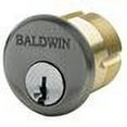 thumbnail image 2 of Baldwin 8325151 1.5 in. Mortise Cylinder C Keyway, Antique Nickel, 2 of 2
