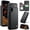 Black, variant on For Samsung Galaxy A16 Case with Card Holder, Wallet Flip Cover Case with RFID Blocking, Durable Leather Kickstand Magnetic Clasp Shockproof Phone Case for Women Men,Purple