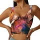 thumbnail image 1 of Fotbe Oil Paintings of Elephants Sujetador Deportivo Largo sin Aros para Mujer con Almohadillas y Soporte Medio, Transpirable y Absorbente, Camiseta Tipo Chaleco o Tank Top-Small, 1 of 8