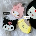 thumbnail image 4 of Sanrioed Hello Kitty Slide Mirror Kawaii Anime Kuromi Melody Kt Bags Pendant Vanity Mirror Key Chain Portable Cute Student Gift, 4 of 10