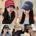 thumbnail image 5 of Women Baseball Hats Korean Style Retro Embroidered Letters, 5 of 5
