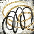 thumbnail image 2 of Prime, Marcus 12x12 Gold Ornate Wood Framed with Double Matting Museum Art Print Titled - Gold And Black Scribble 2, 2 of 4