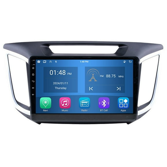 RoverOne 4 64GB Car Stereo CarPlay GPS Navigation Bluetooth for Hyundai Creta IX25 2015-2019 Android Touch Screen Player