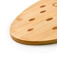 thumbnail image 3 of Cook with Color 9.5" x 12" Wood Cutting Board, Decorative Fruit Shaped Serving and Slicing Board, Strawberry, 3 of 5