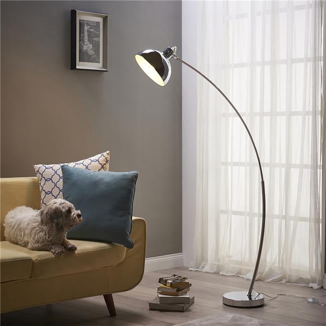 Versanora Vn L00024 Arco Floor Lamp With Shade 44 Chrome Canada Versanora Vn L00024 Arco Floor Lamp, Arco Floor Lamp Assembly
