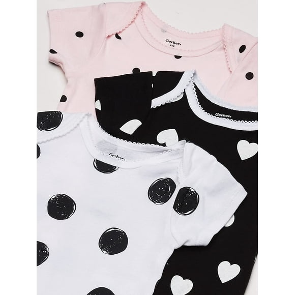Gerber Baby Girls' 8-Pack Short-Sleeve Onesies Bodysuit