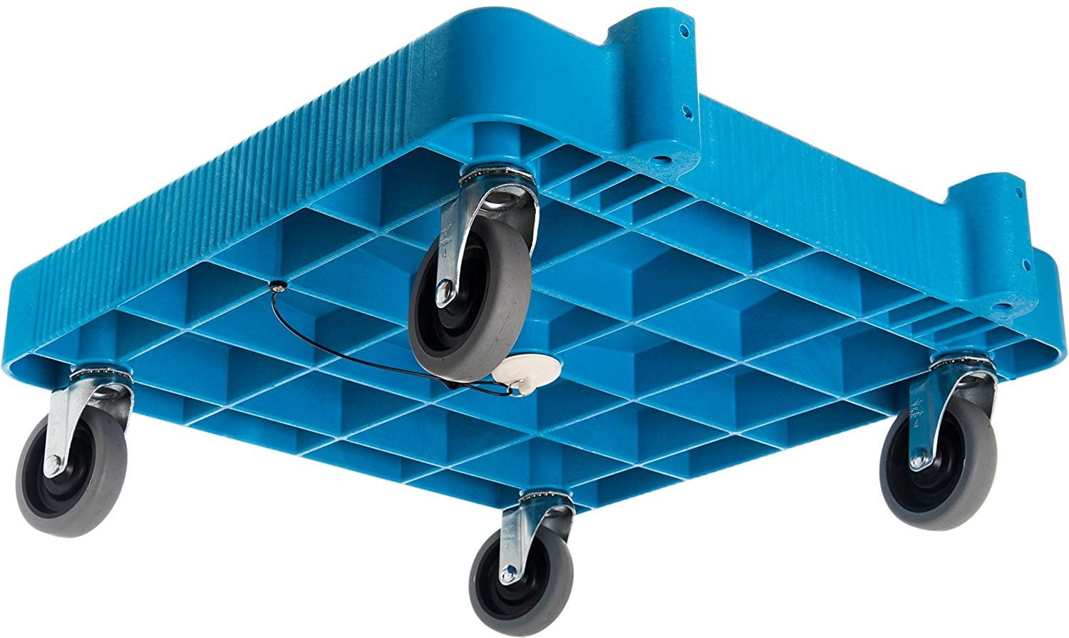 Carlisle C223614 E-Z Glide Blue Warewashing Rack Dolly