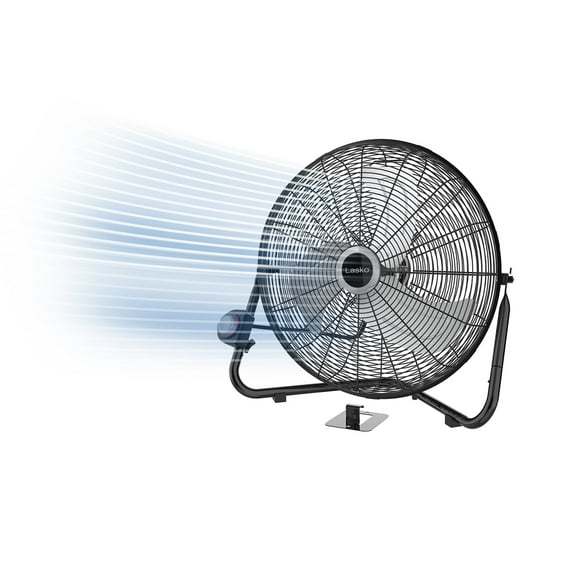 Lasko QuickMount 20" 3-Speed Max Performance High Velocity Wall Mounted Floor Fan, 2264QM