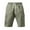 Army Green, variant on White Shorts Men Casual Drawstring Linen Cargo Shorts with Multi Pockets Summer Beach Shorts for Men