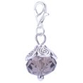 thumbnail image 1 of 20pcs Assorted Color Crystal Dangle Charms Pendant with Lobster Clasp Jewelry Making Accessory Fit Floating Locket Charms Necklaces Grey, 1 of 6