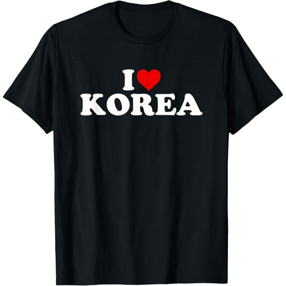 I Love Korea - Heart T-Shirt