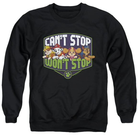 Paw Patrol Can't Stop Won't Stop Unisex Adult Crewneck Sweatshirt